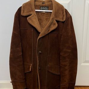 Vintage Brown Suede Jacket